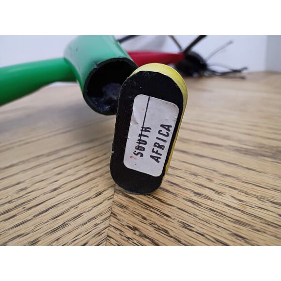 Saxophone Player Sculpture South African Scrap Metal VTG Folk Art Music Theme - Picture 12 of 12